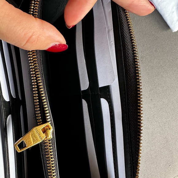 New Balmain 1945 zip around wallet clutch - Picture 5 of 8